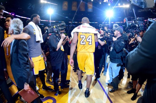 Kobe Bryant left the NBA in the most Kobe Bryant way possible. (Getty Images)