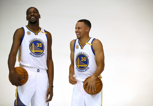 Kevin Durant and Steph Curry are going to laugh their way into history this season.
